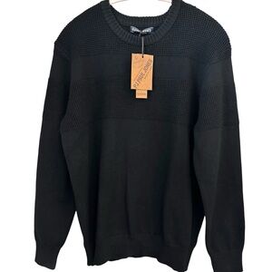 PJ Paul Jones Black Men's Sweater sz L NWT